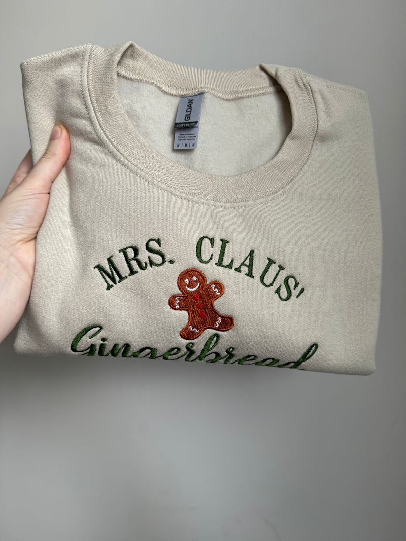 Mrs Claus' Gingerbread Bakery Sweatshirt