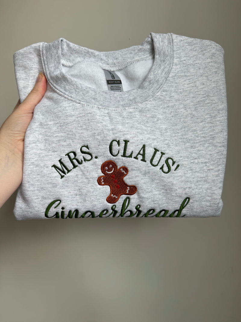 Mrs Claus' Gingerbread Bakery Sweatshirt