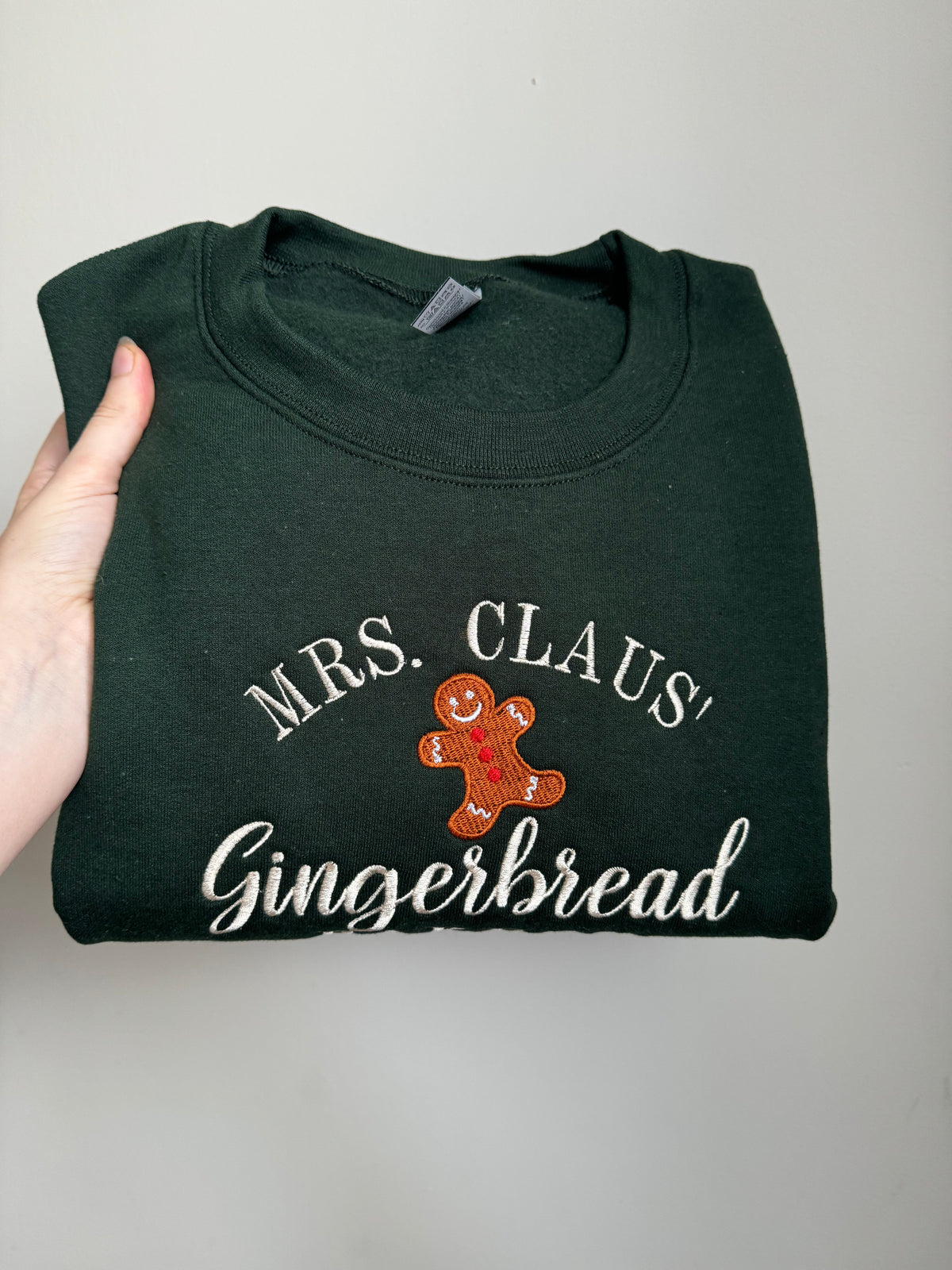 Mrs Claus' Gingerbread Bakery Sweatshirt