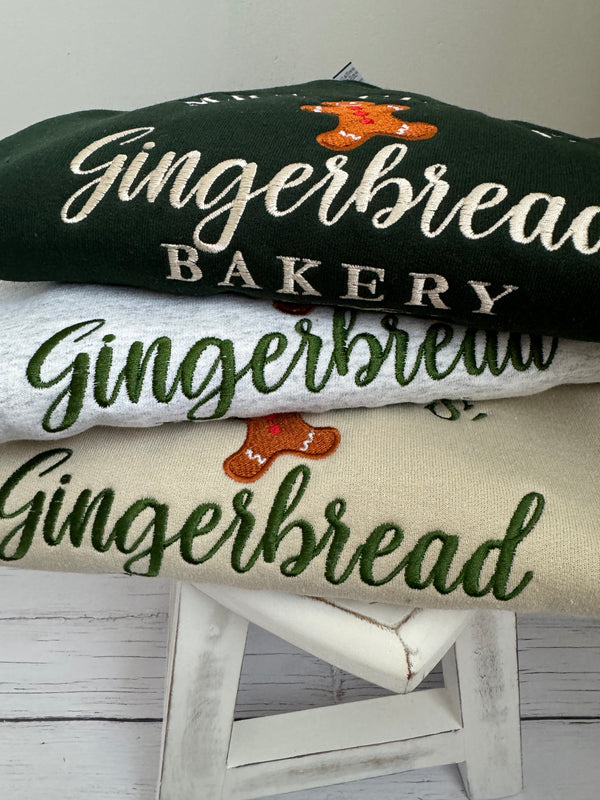 Mrs Claus' Gingerbread Bakery Sweatshirt