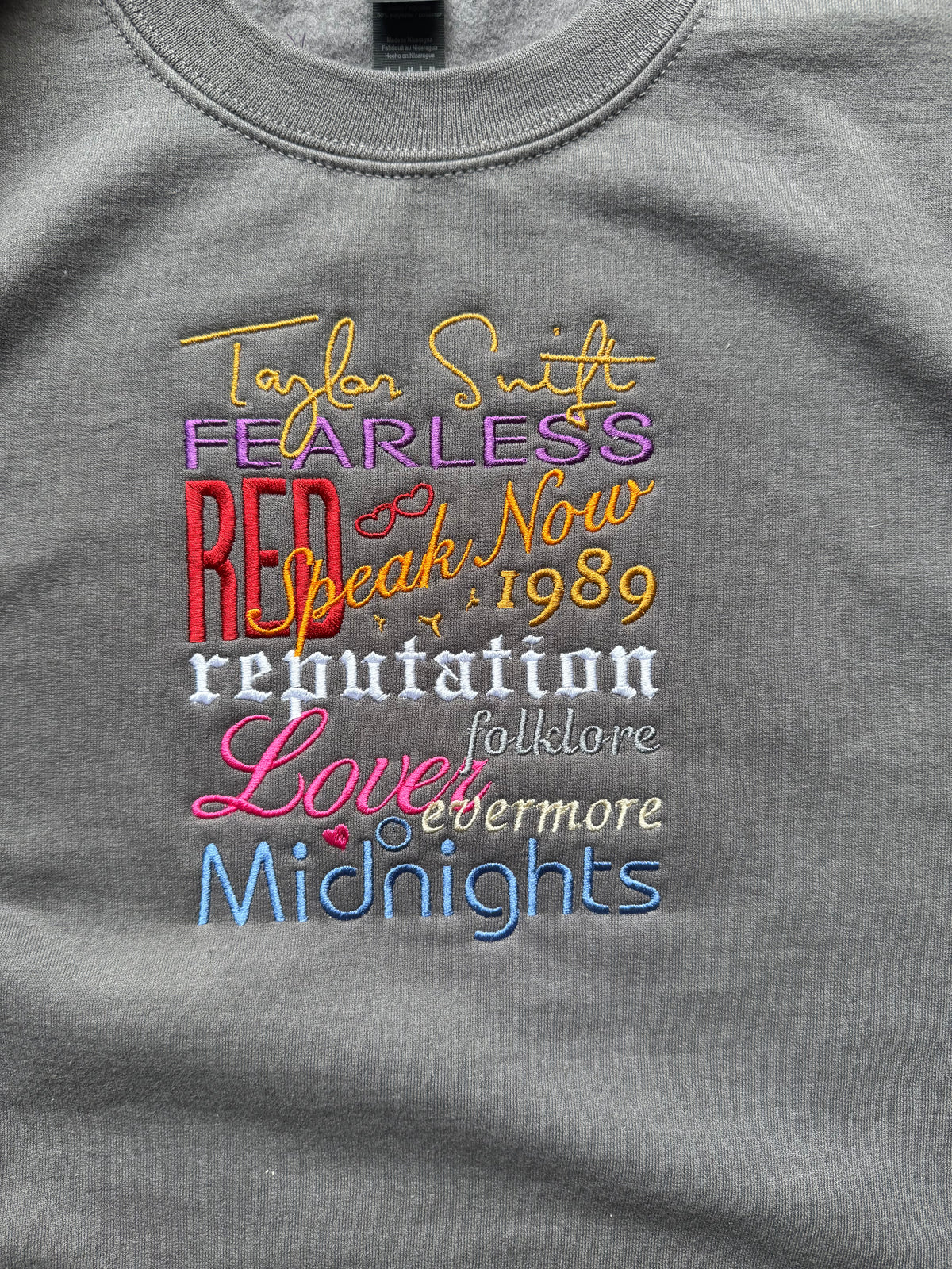 Swiftie Songs and Albums Sweatshirt