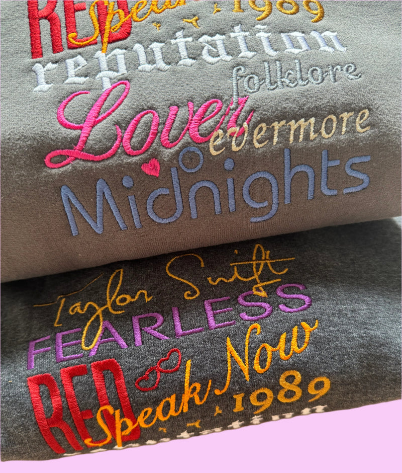 Swiftie Songs and Albums Sweatshirt